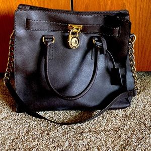 Michael Kors dark brown satchel